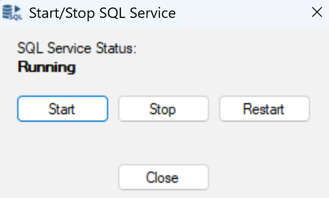 1stopstartsql